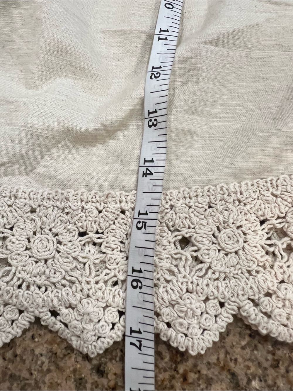 CoMMENSE Cotton Linen Lace Trim Two-Piece Pants Set Size XS NWT - Picture 10 of 12